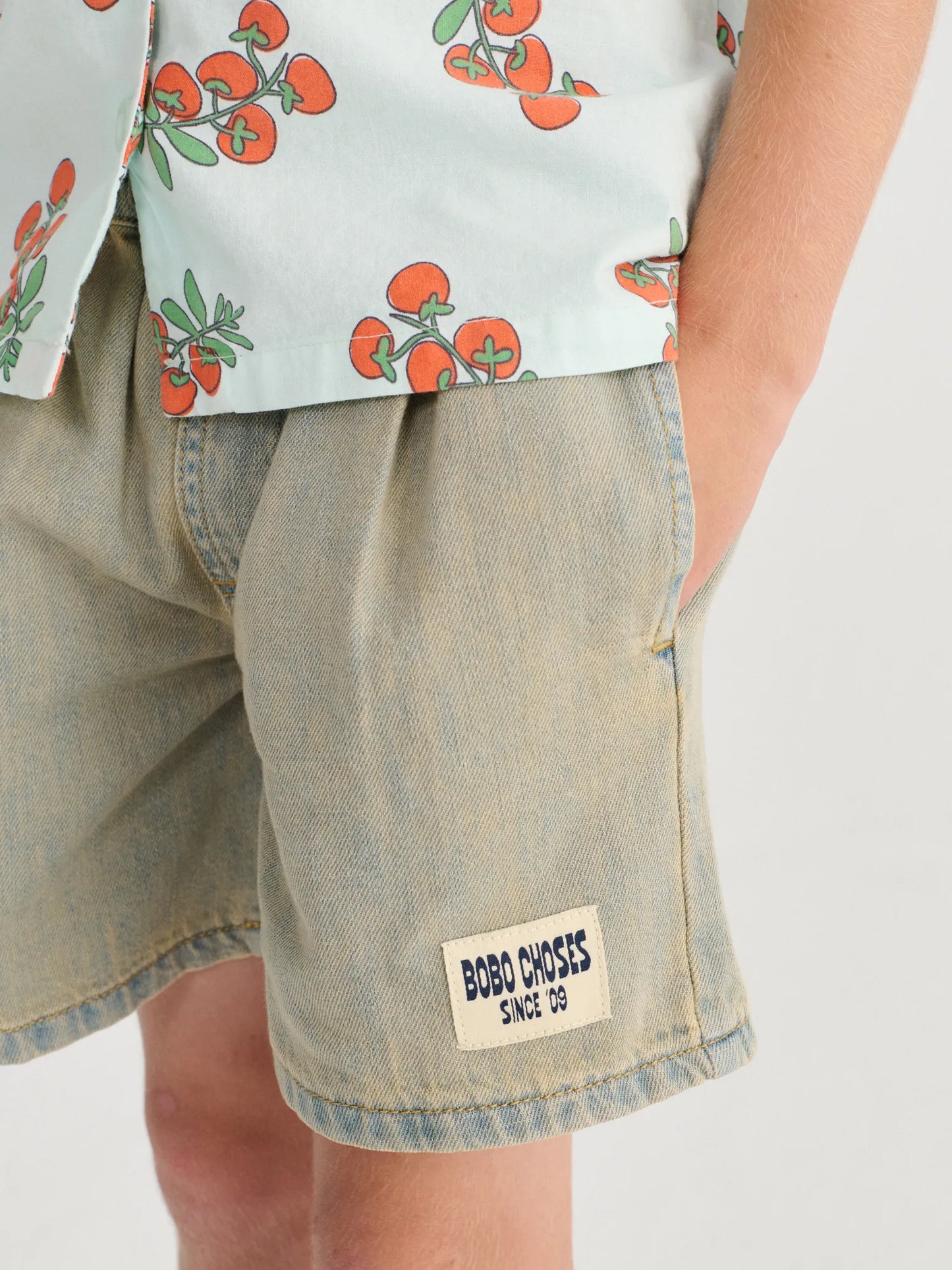 Bobo Choses denim bermuda shorts