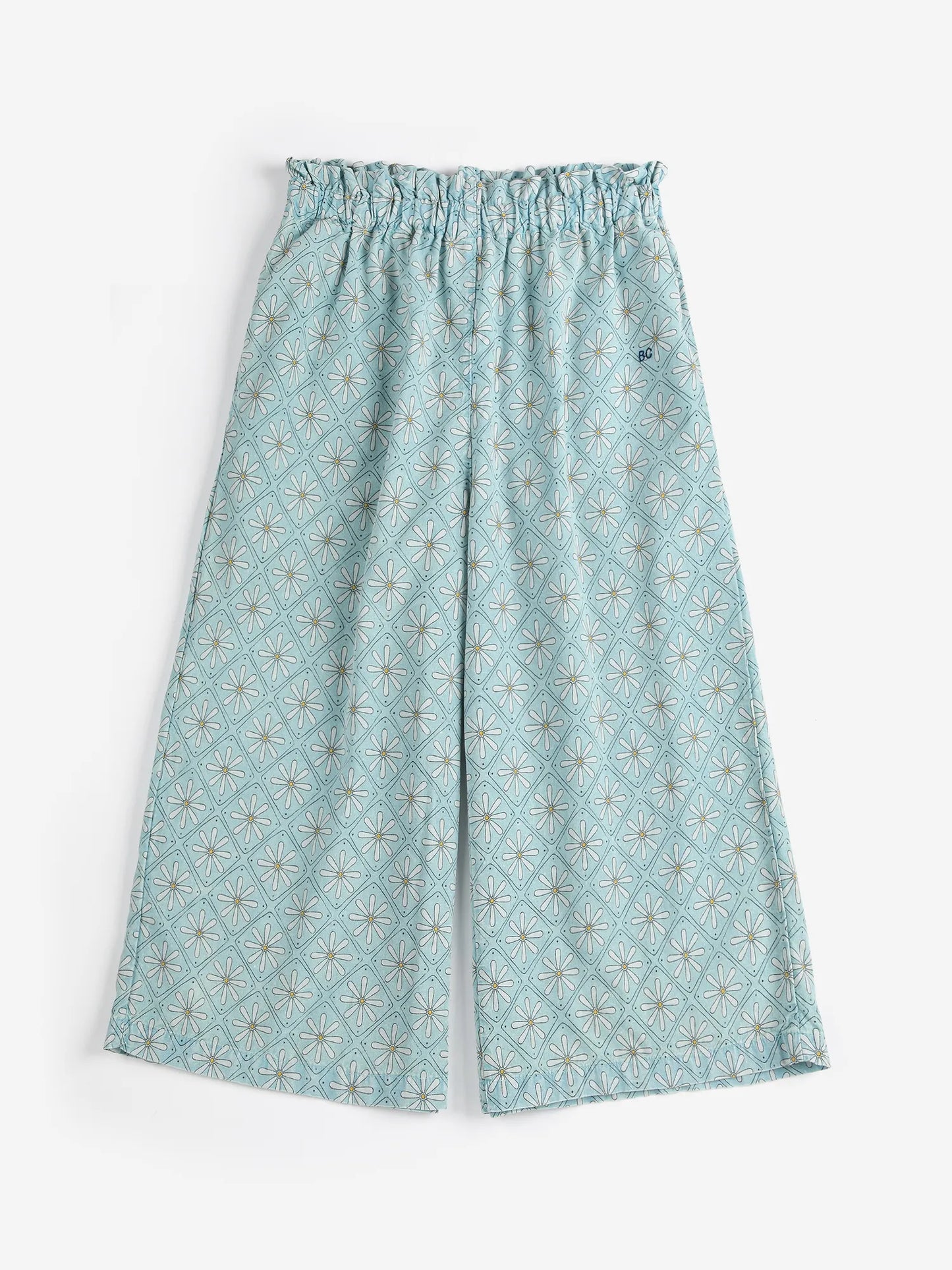 Daisy Mosaic all over woven culotte pants