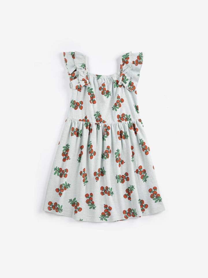 Juicy Tomatoes all over ruffled dress