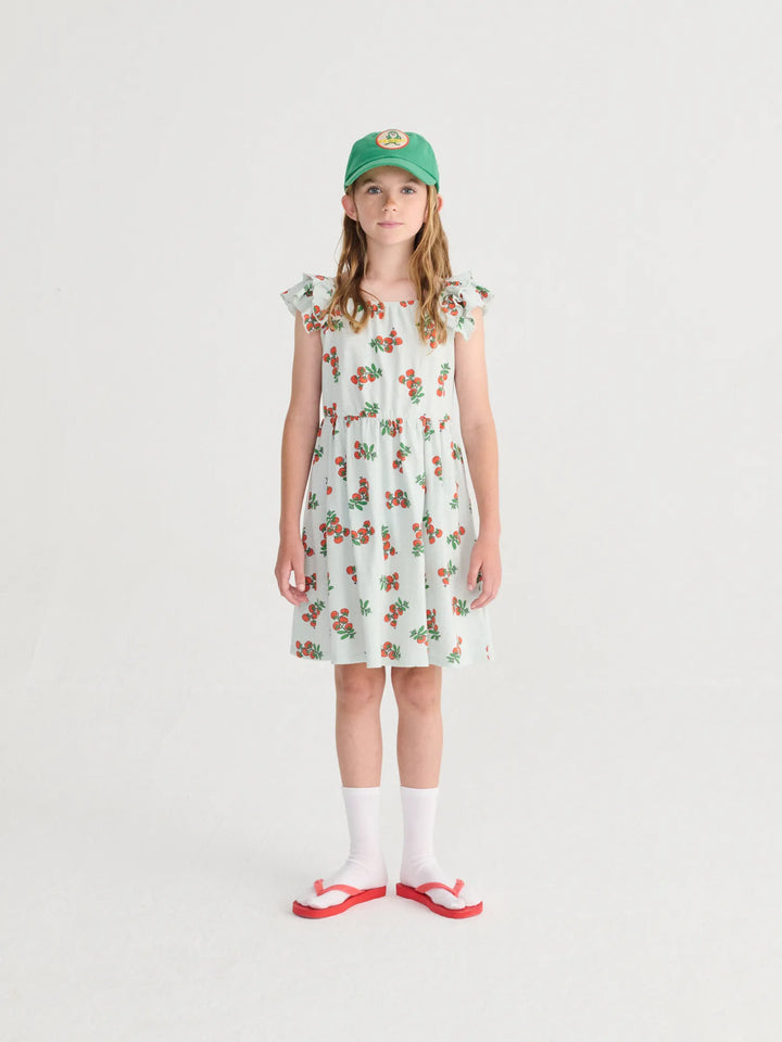 Juicy Tomatoes all over ruffled dress