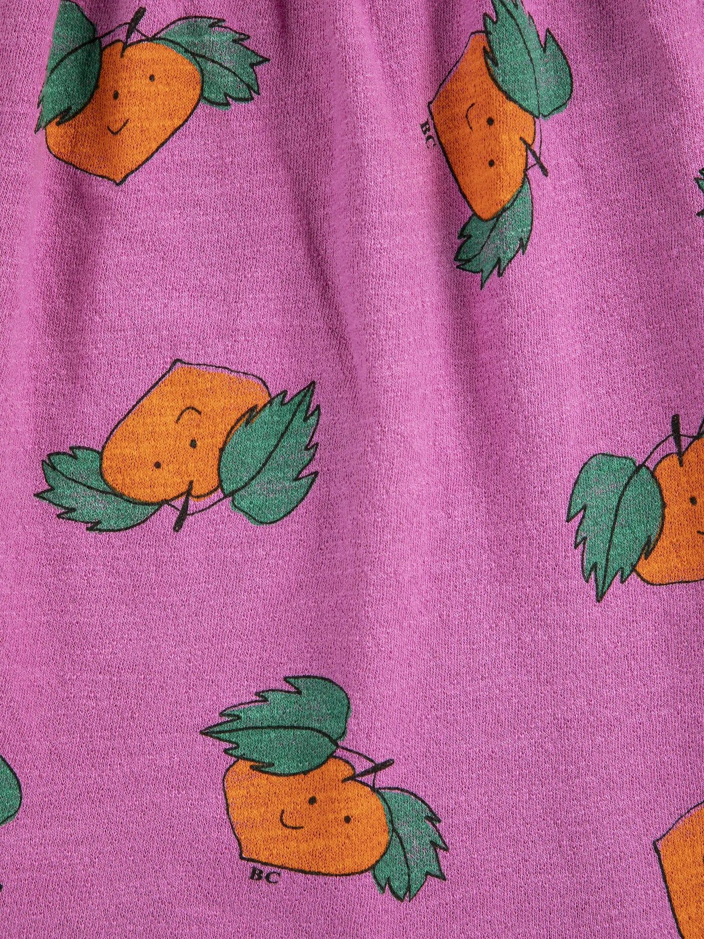 Tangerine all over ruffled dress