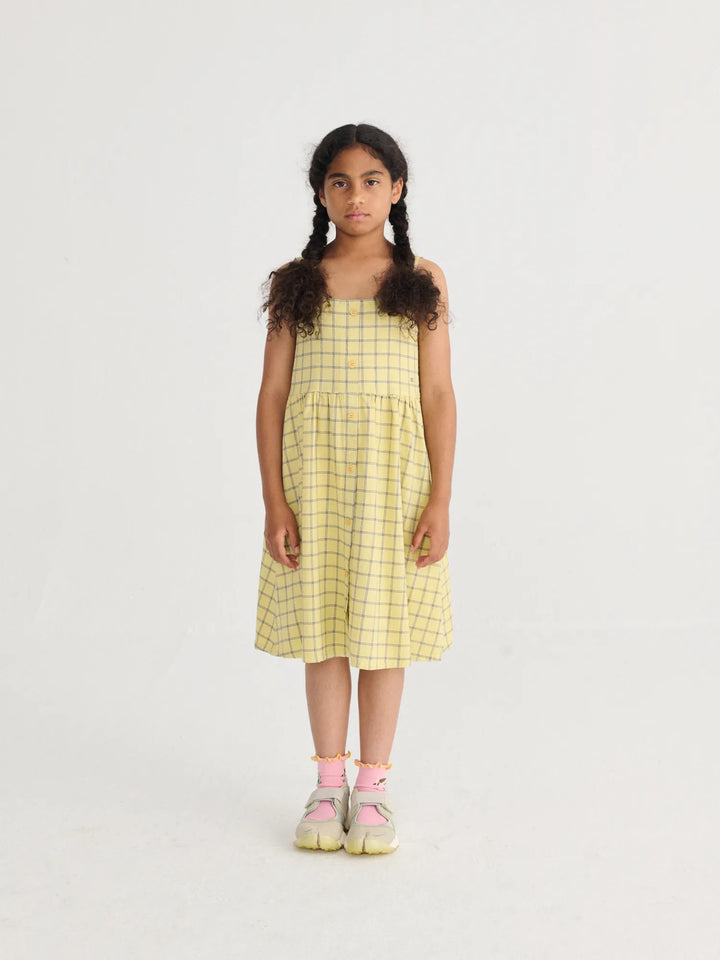 Spicy Window Pane woven dress