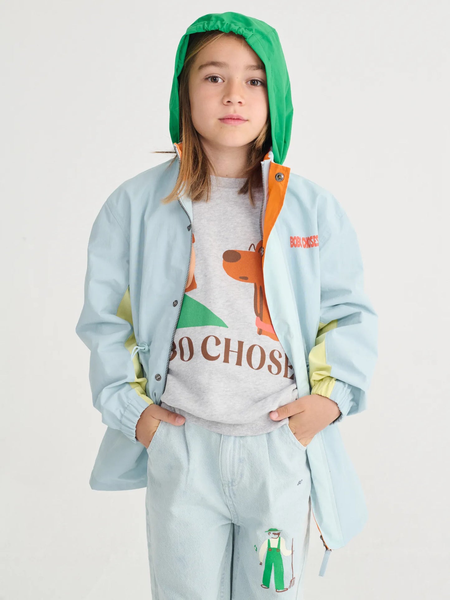 Bobo Choses color block raincoat