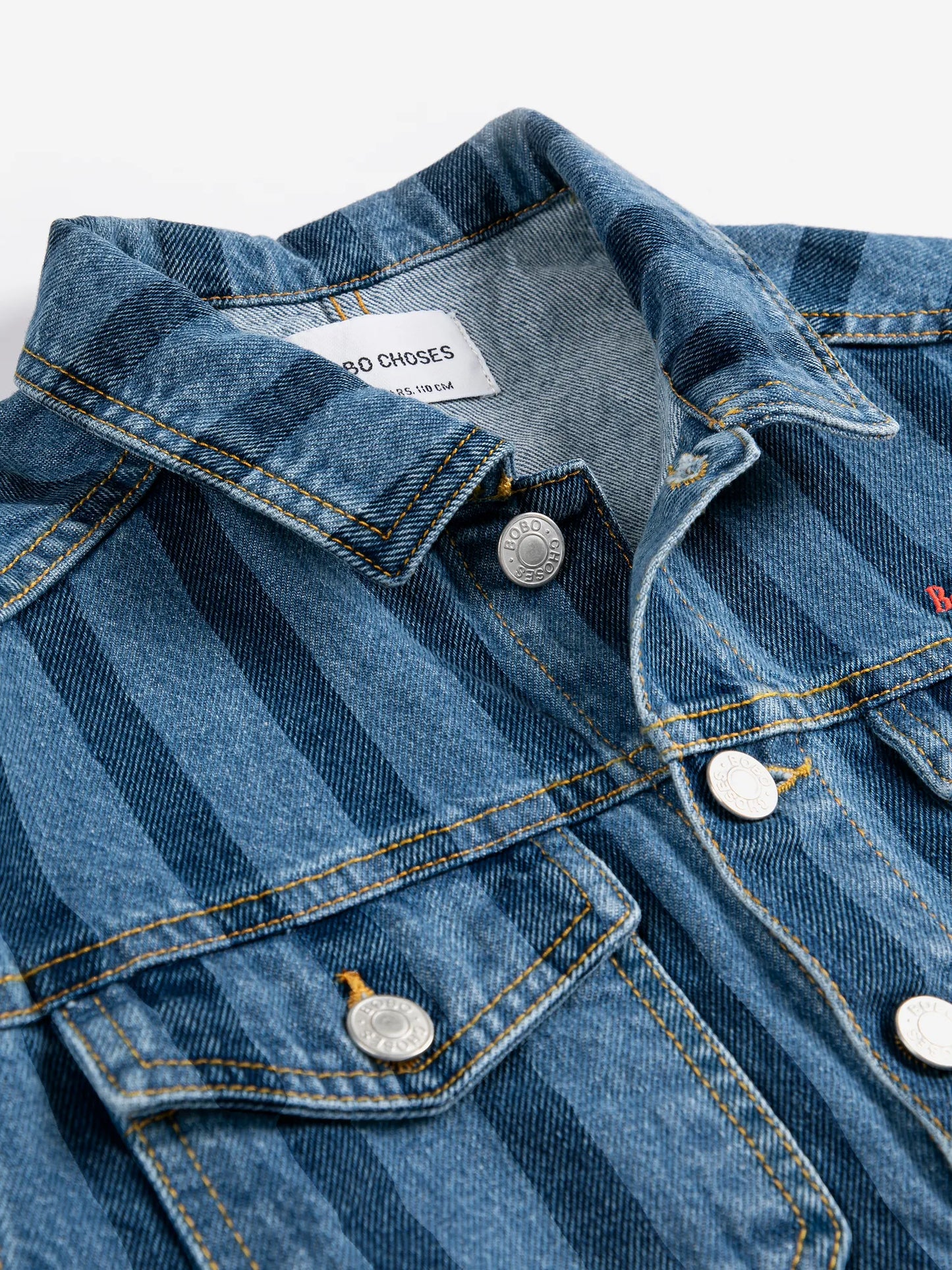 Bobo Choses Striped denim jacket