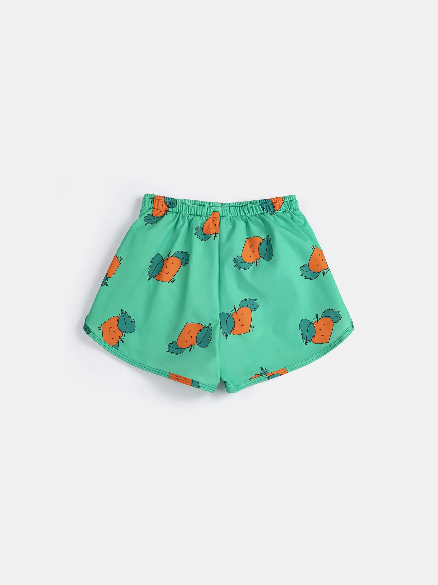 Curious Turnip all over swim trunks