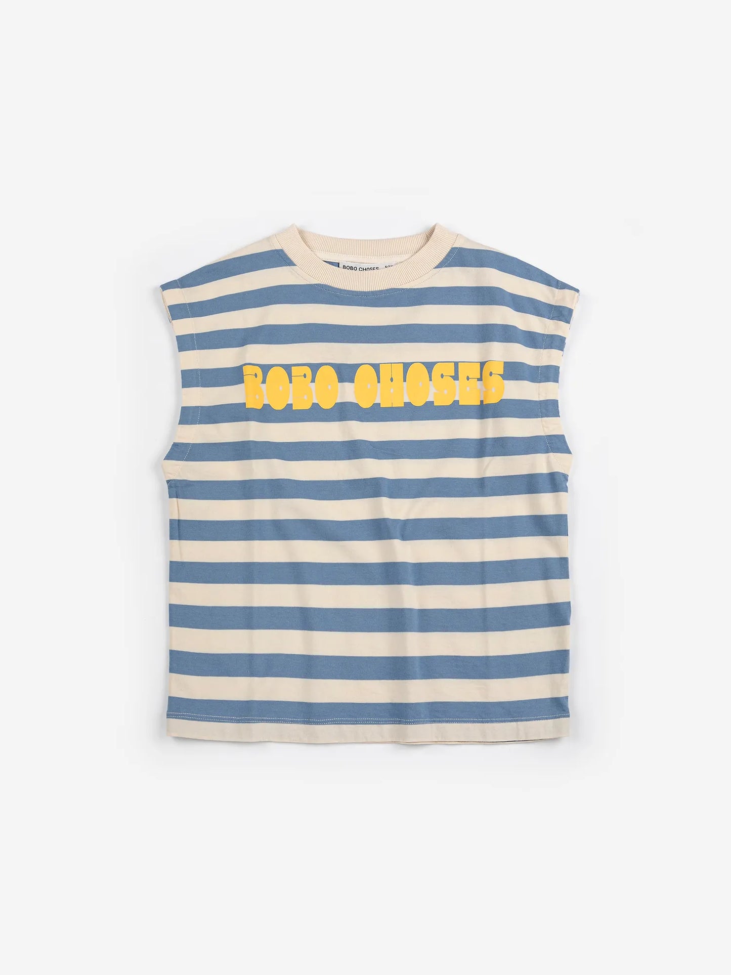 Bobo Choses Modern striped sleeveless T-shirt