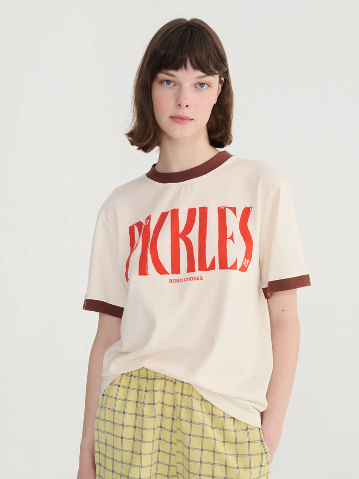 Colour block fitted T-shirt