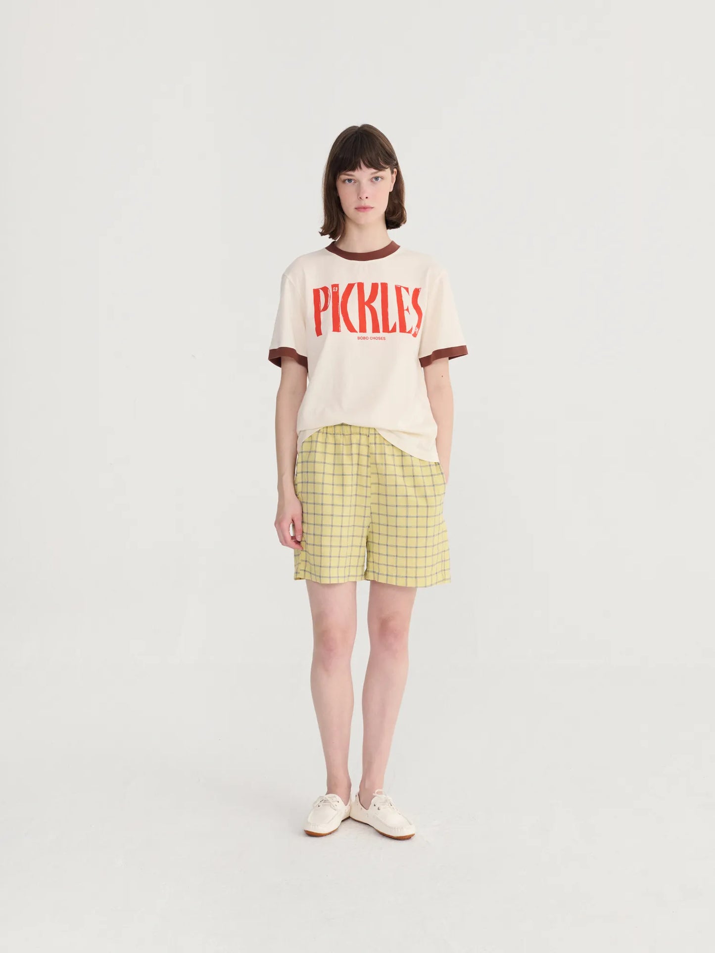 Colour block fitted T-shirt