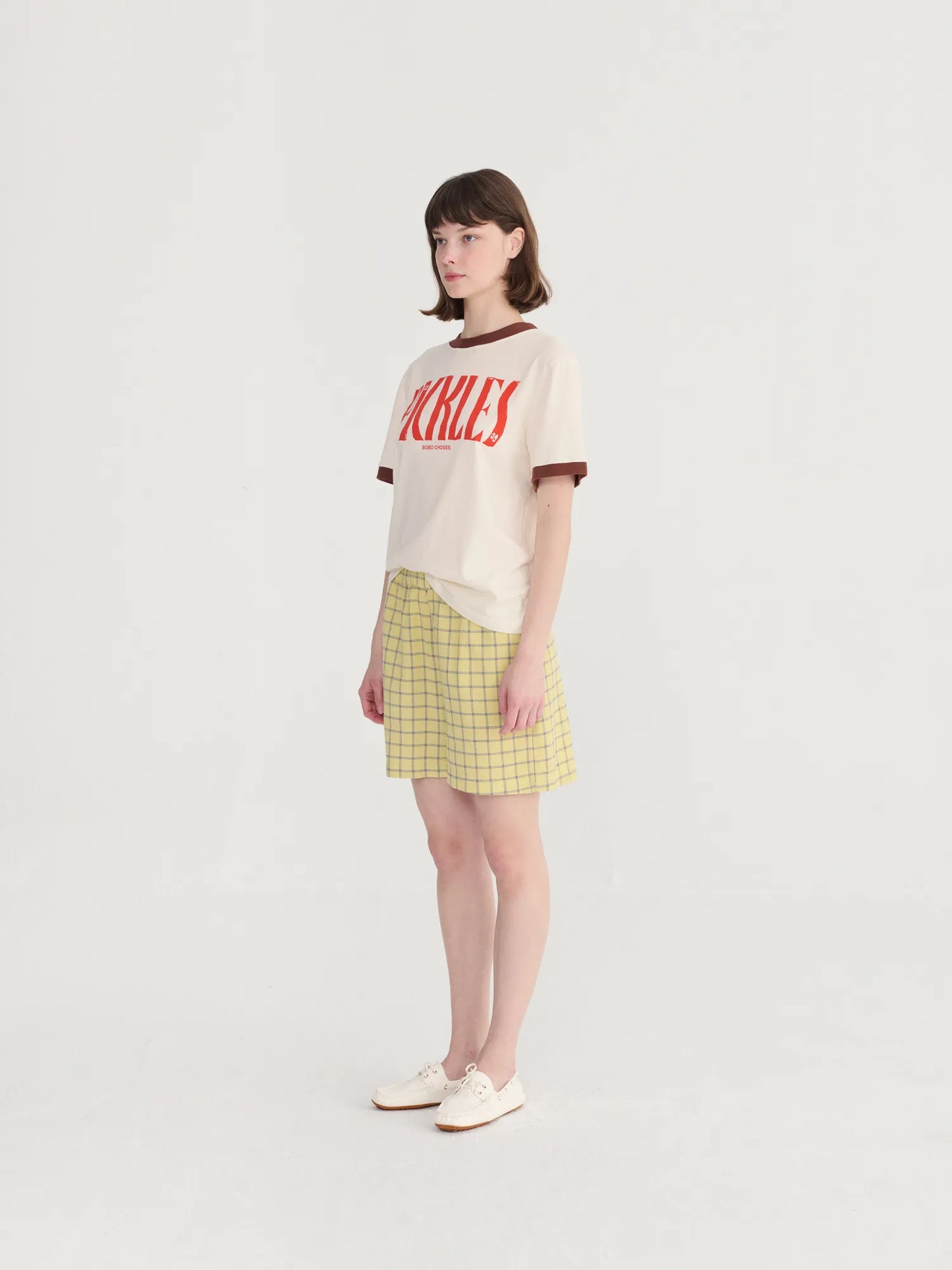 Colour block fitted T-shirt