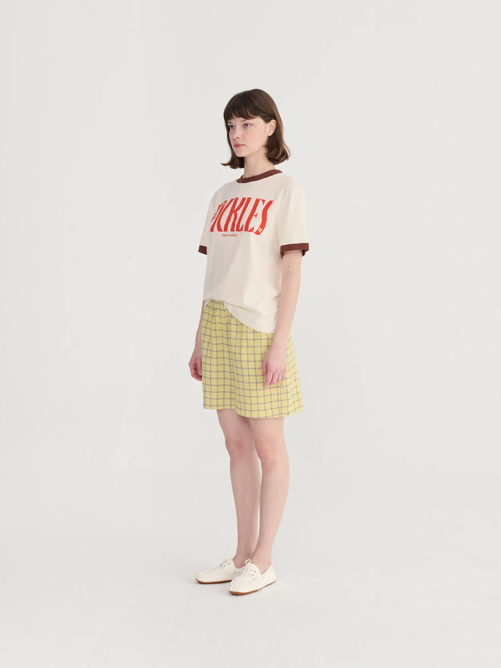 Colour block fitted T-shirt