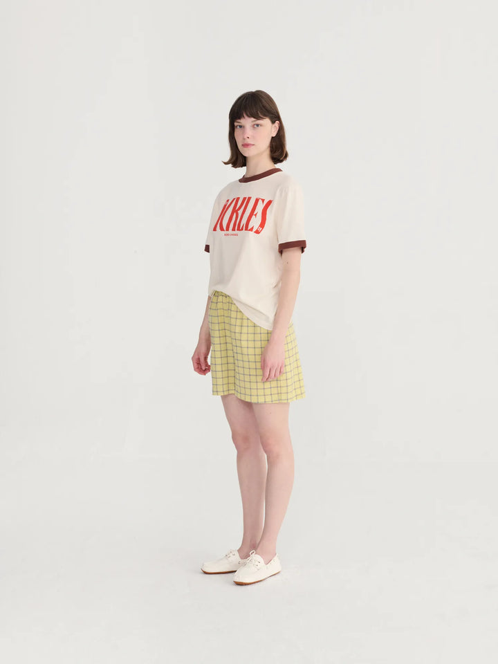 Colour block fitted T-shirt