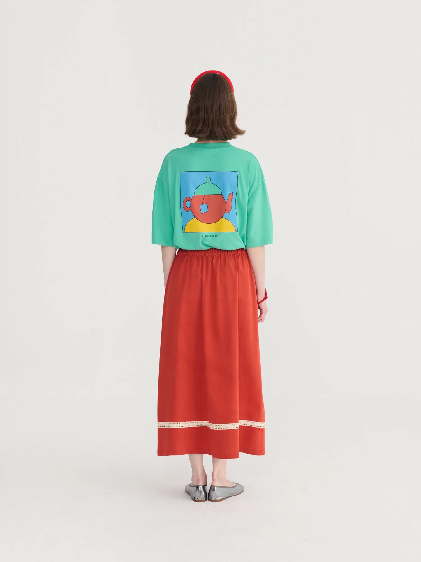 Tea time oversize T-shirt