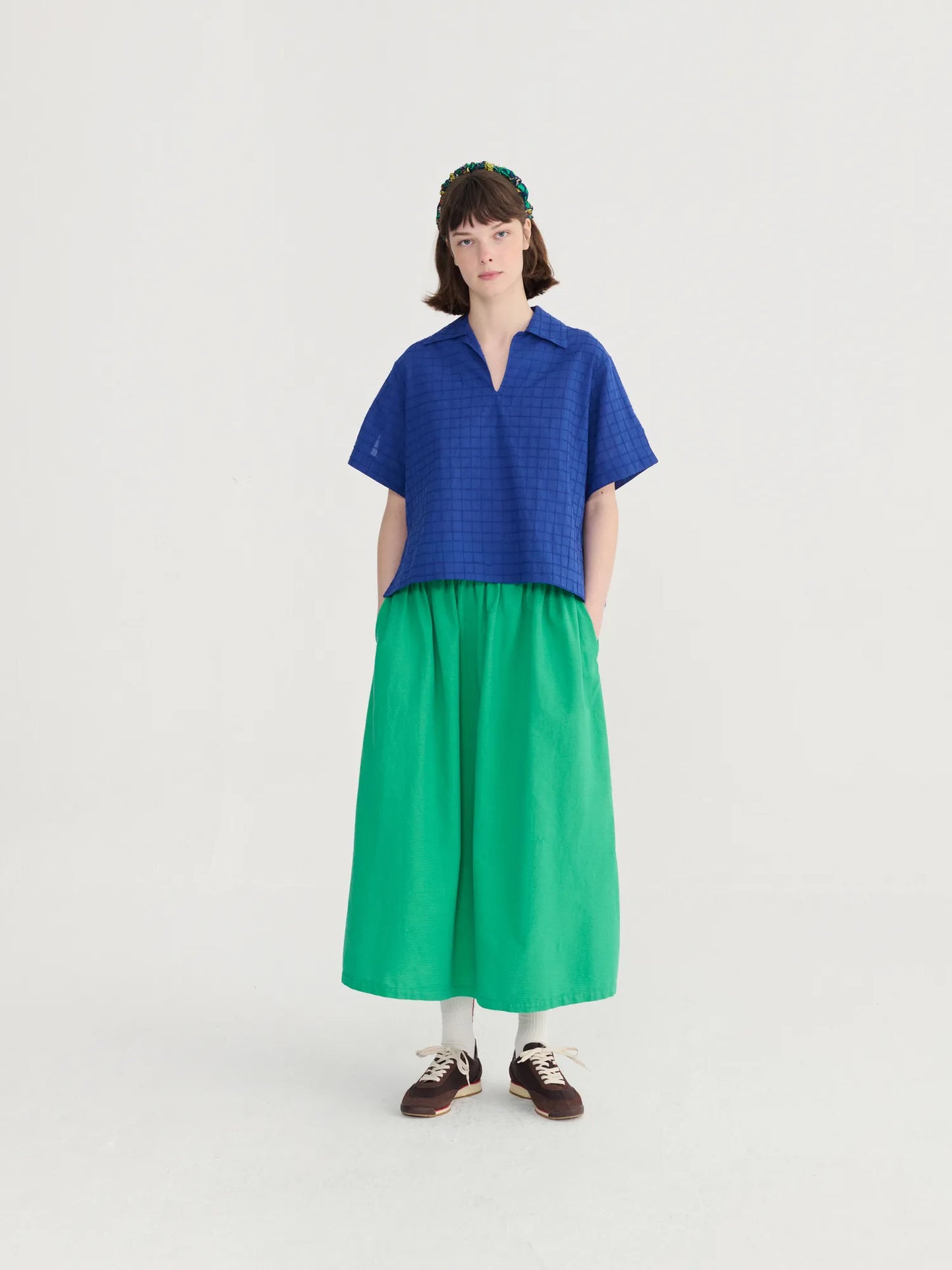 Fantasy cotton straight shirt