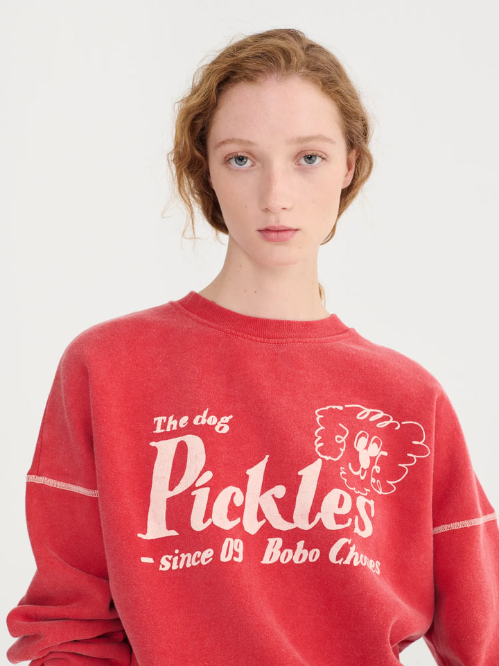 Pickles the Dog relaxed sweatshirt