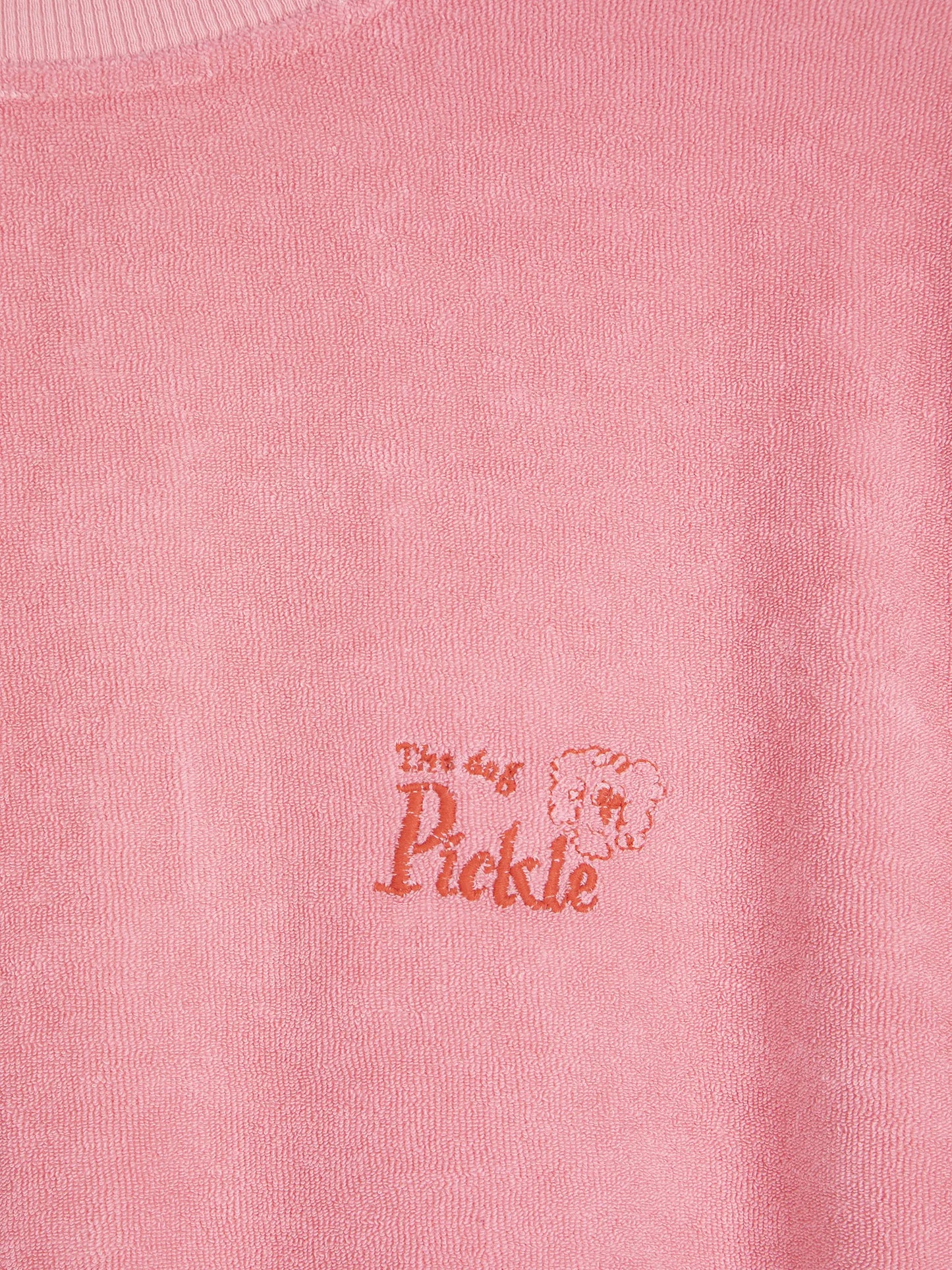 Terry embroidery sweatshirt