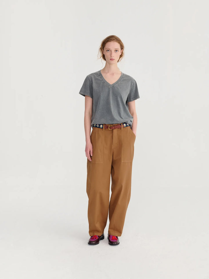 Paper touch coccon pants