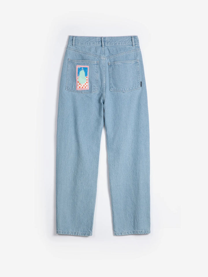 Simple pear high waist jeans