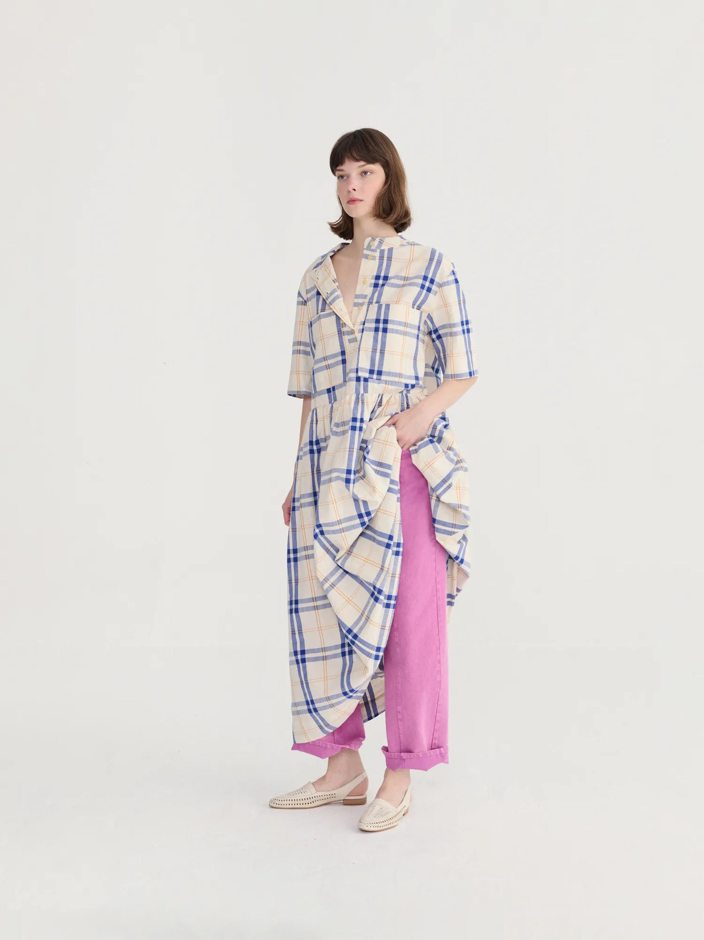 Fun Tartan cotton dress