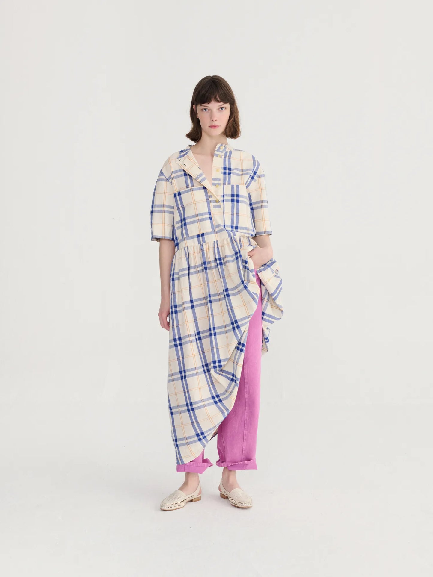 Fun Tartan cotton dress