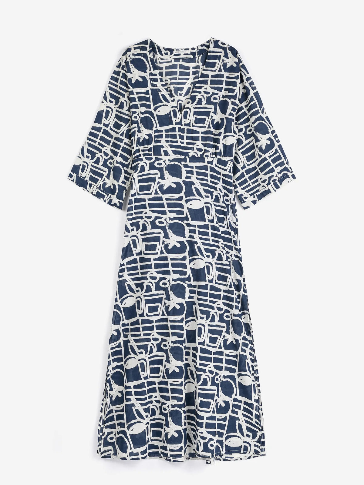 Obo Pattern B126AD080 Cookery festival pattern v-neck dress | Bobo Choses – BOBO ...