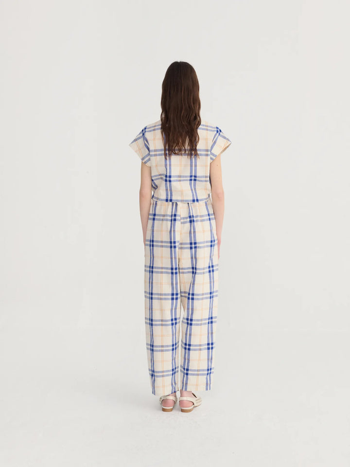 Fun Tartan relaxed jumpsuit