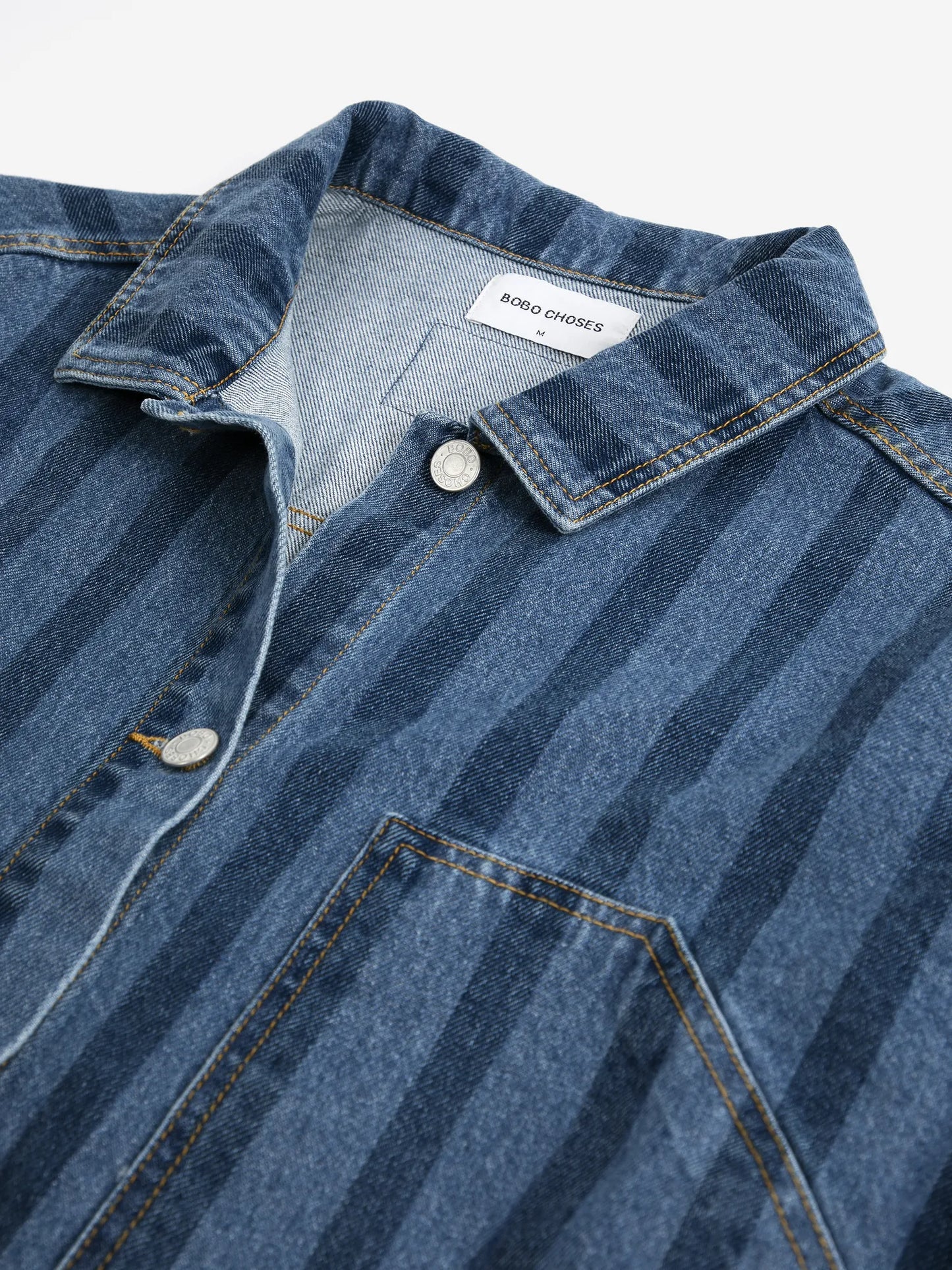 Stripe denim jacket