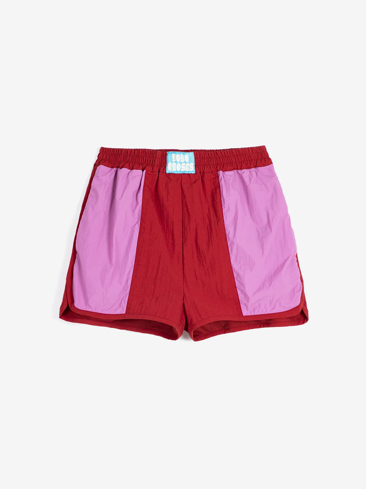 Color block sporty shorts