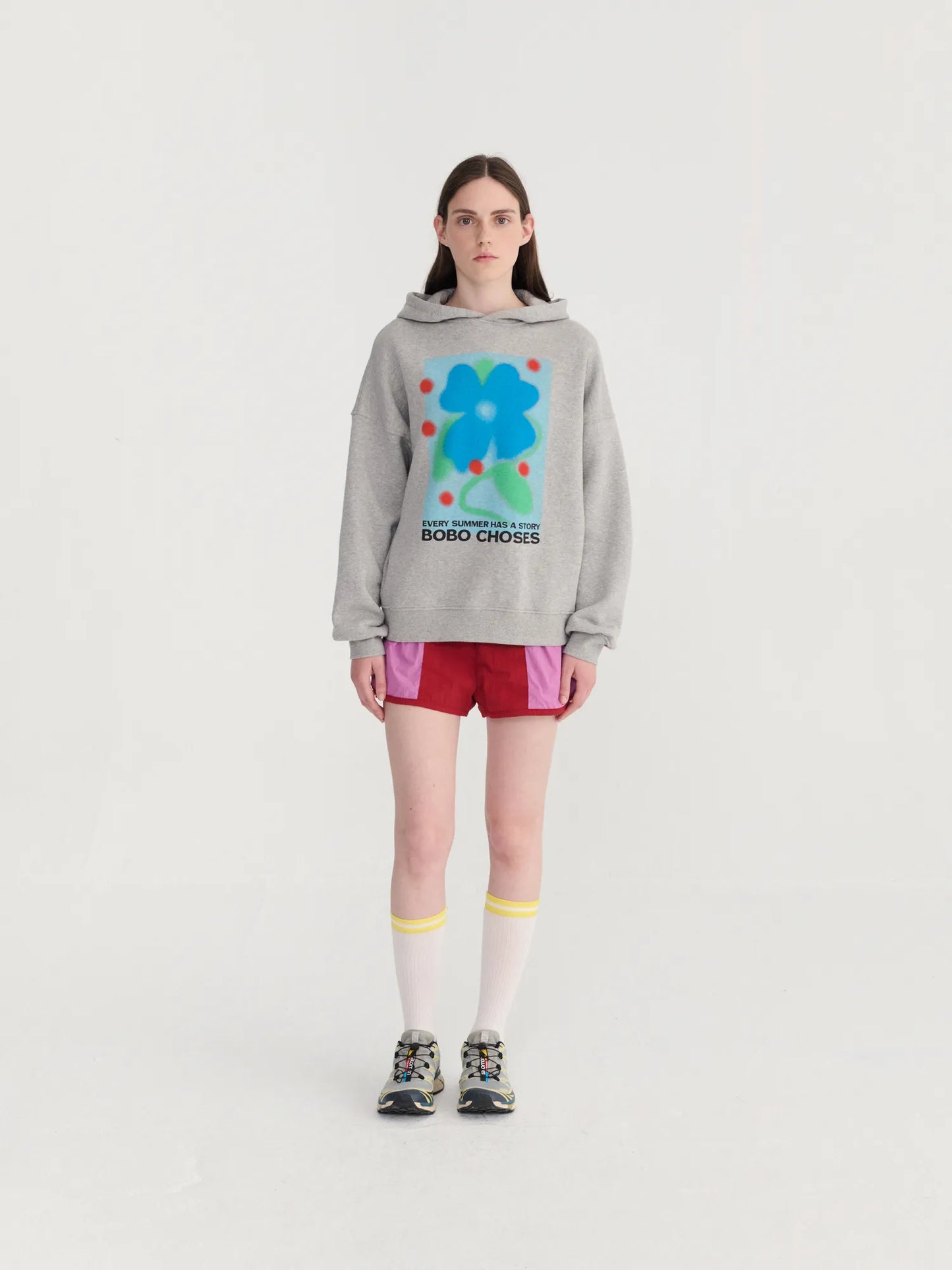 Color block sporty shorts