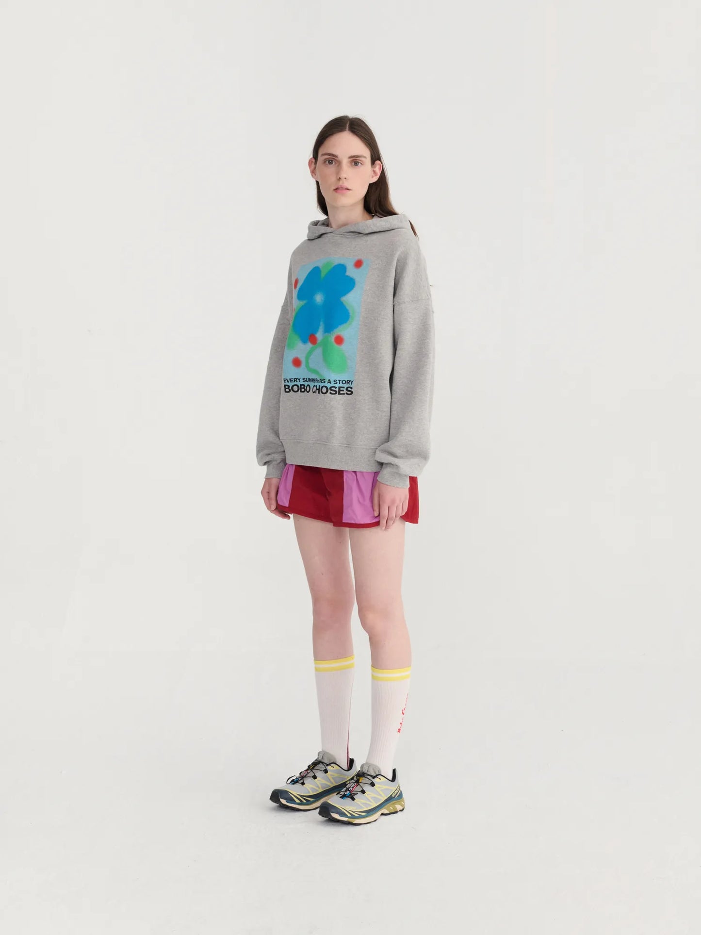 Color block sporty shorts