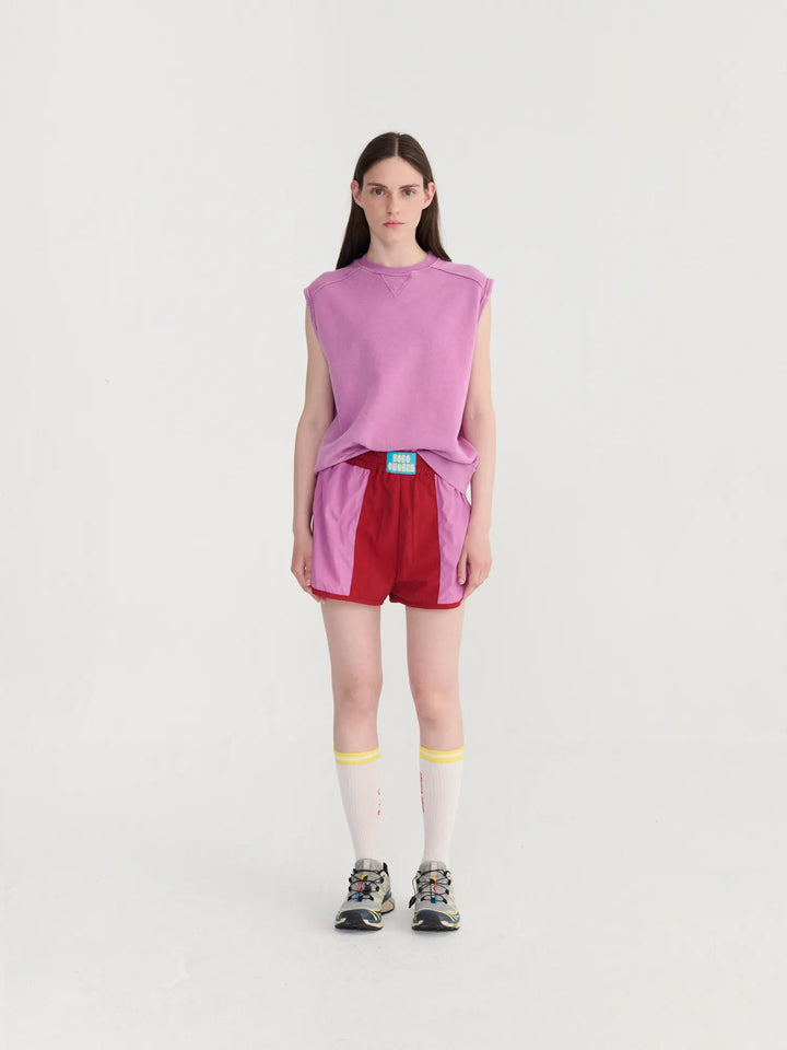 Color block sporty shorts
