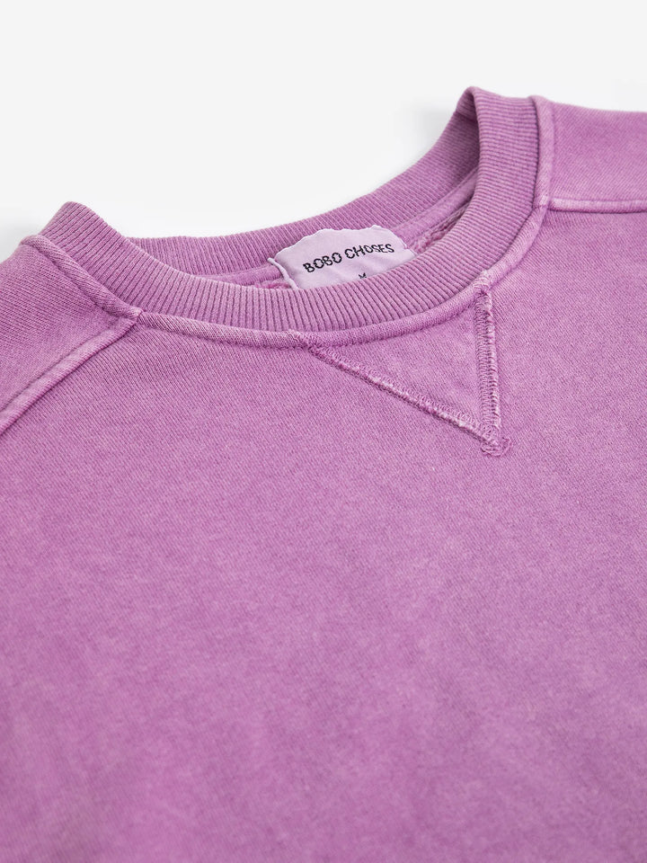 Washed sleeveless sweatshirt