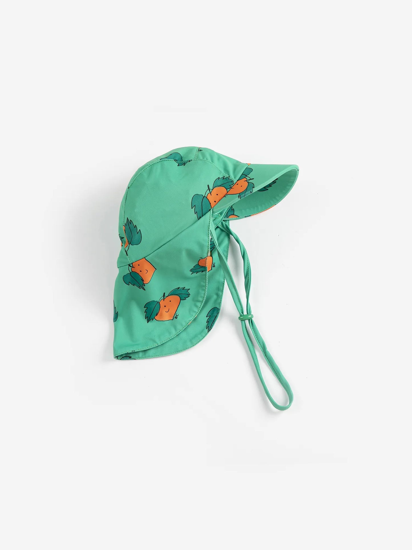 Tangerine all over swim cap