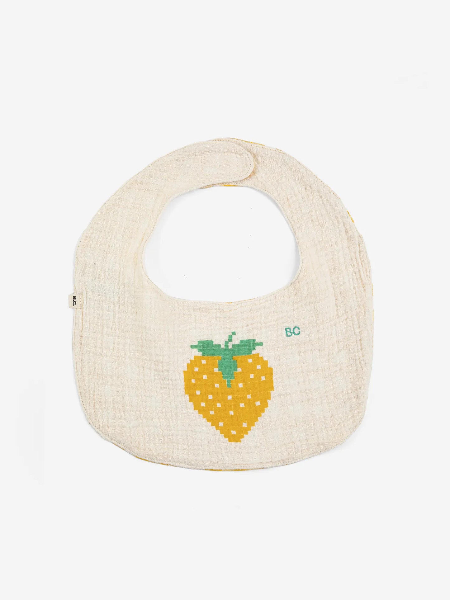Pixel Strawberry bib