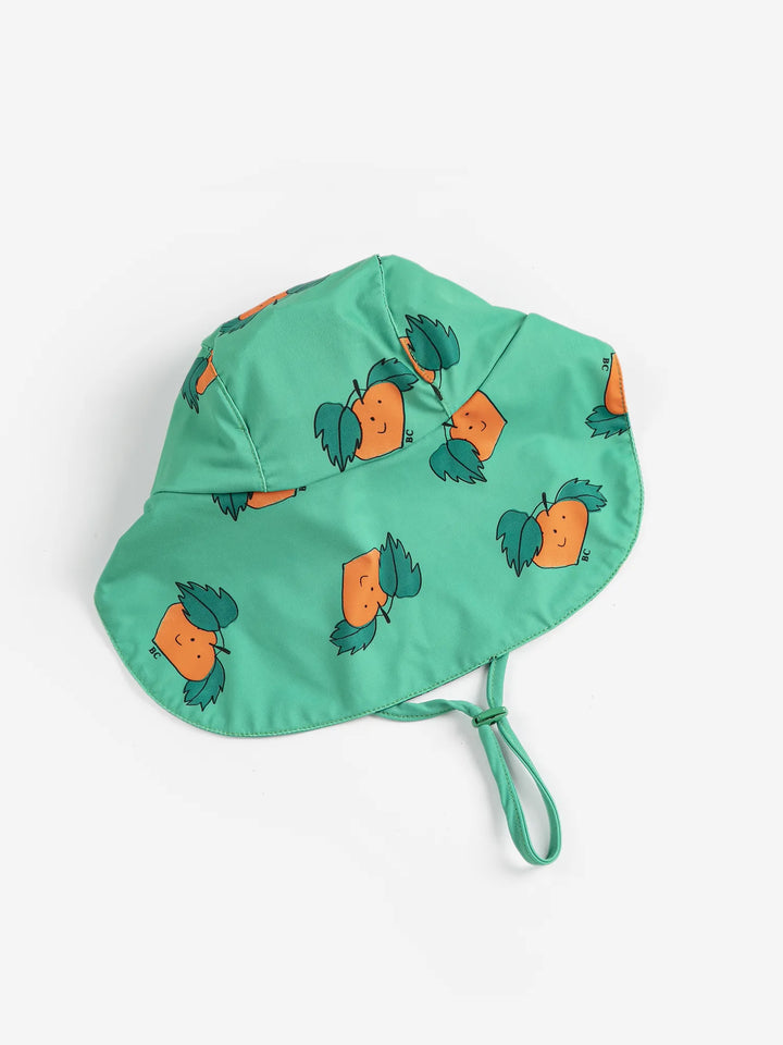 Curious Turnip all over swim cap