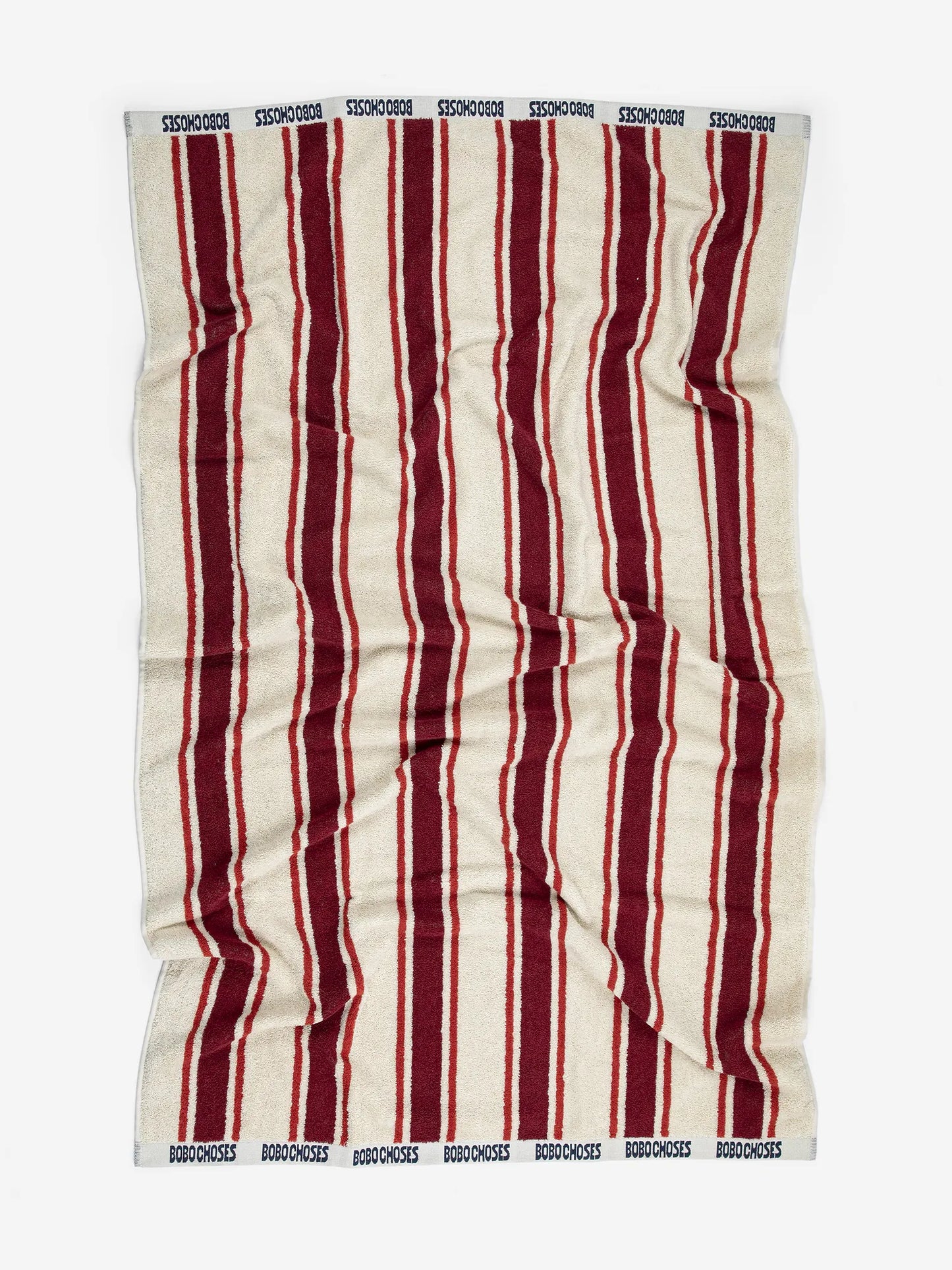 Bobo Choses Striped beach towel