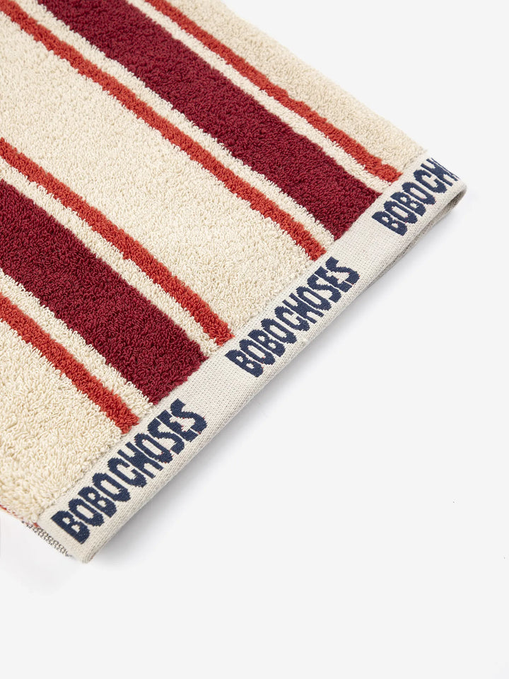 Bobo Choses Striped beach towel