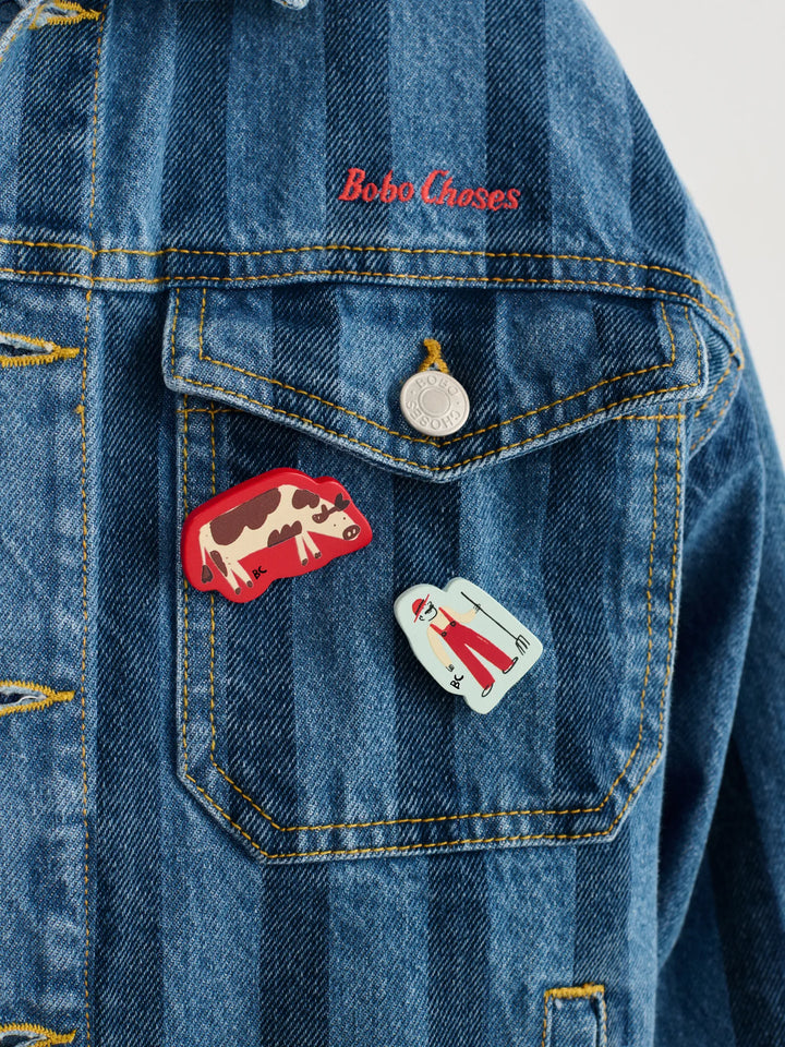 Farm Adventure brooch