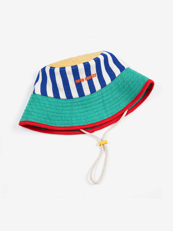 Bobo Choses striped bucket hat