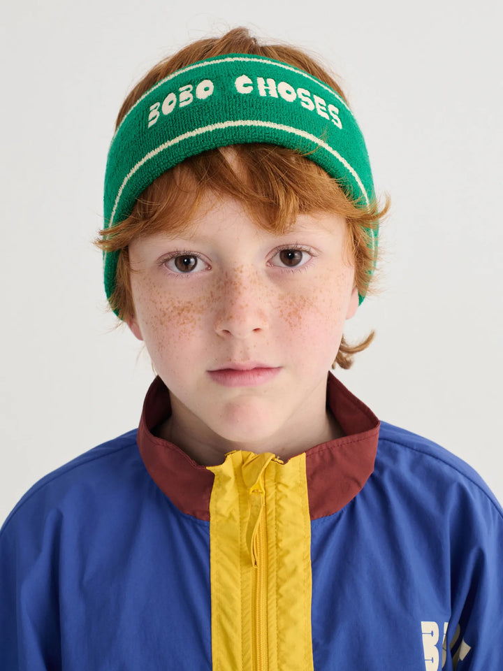 Bobo Choses green terry headband