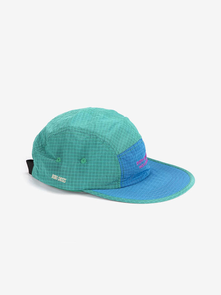 Color block sporty cap