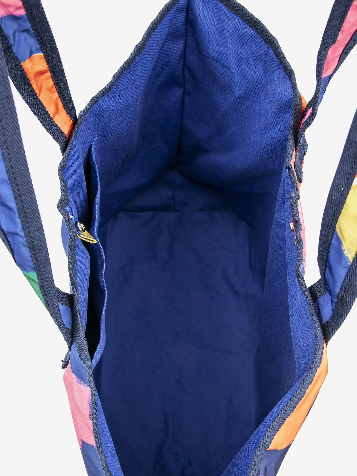 Blooming color canvas tote