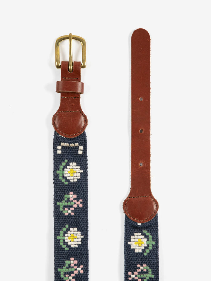 Embroidery Pixel Daisies belt