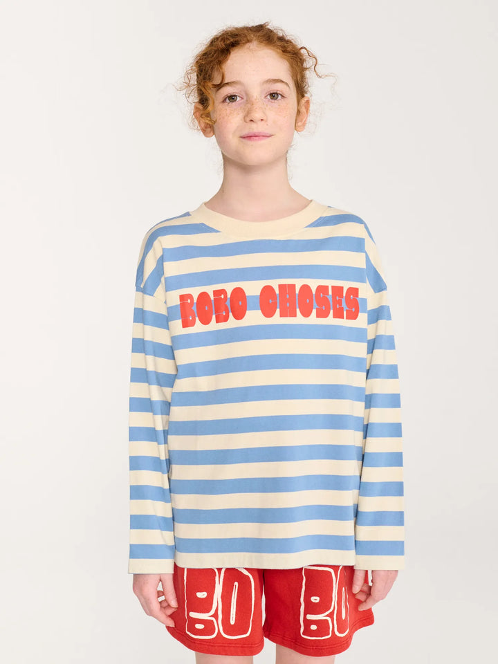Bobo Choses Modern striped long sleeve T-shirt