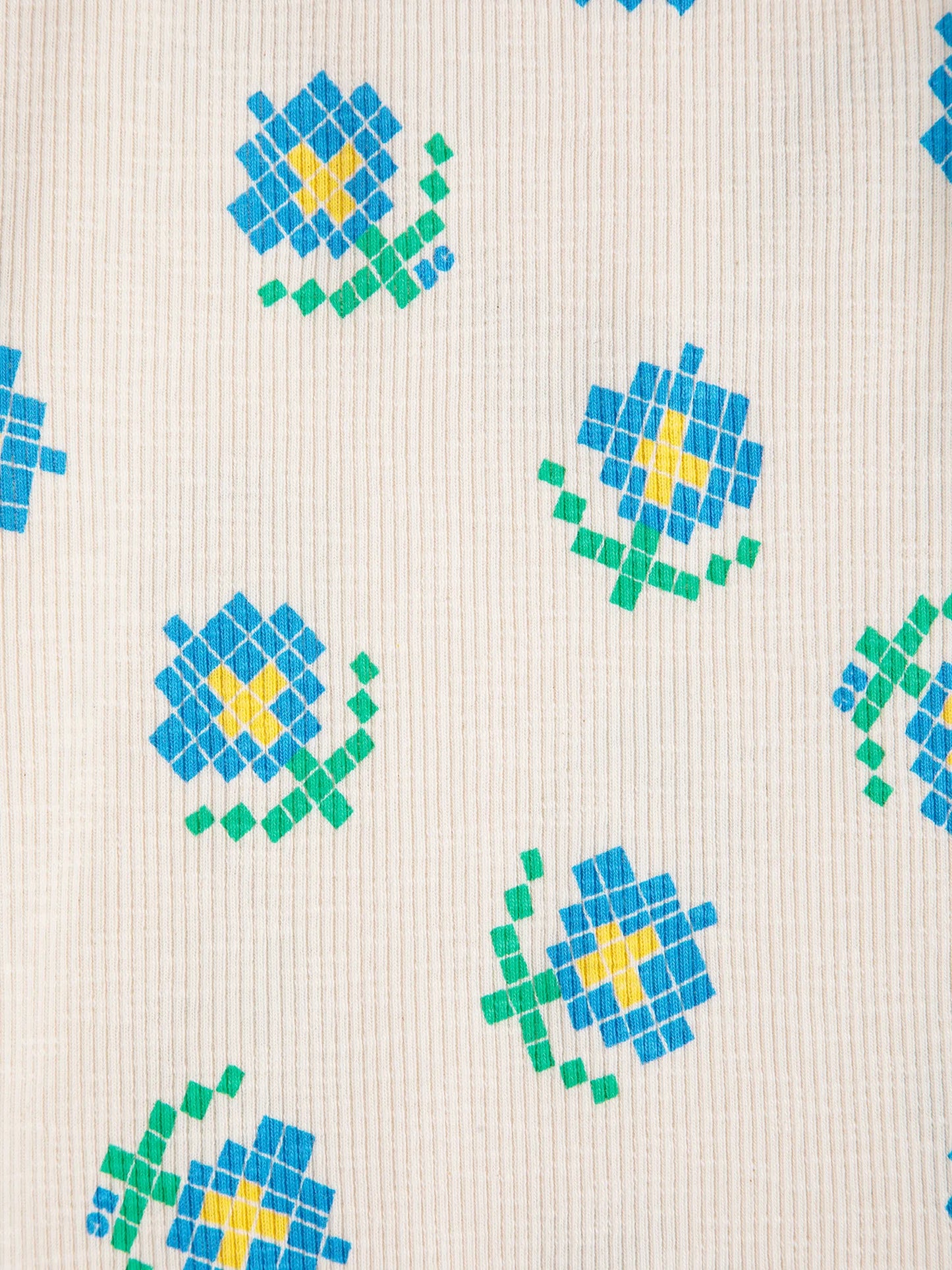 Flower Pixel all over culotte pants