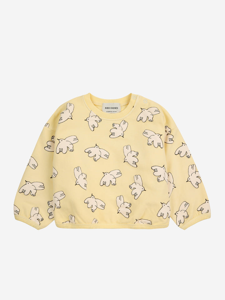 Baby Freedom Bird All-Over Sweatshirt