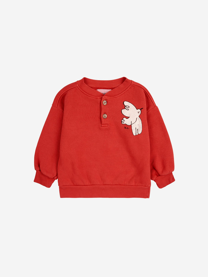 Baby Freedom Bird Buttoned Sweatshirt