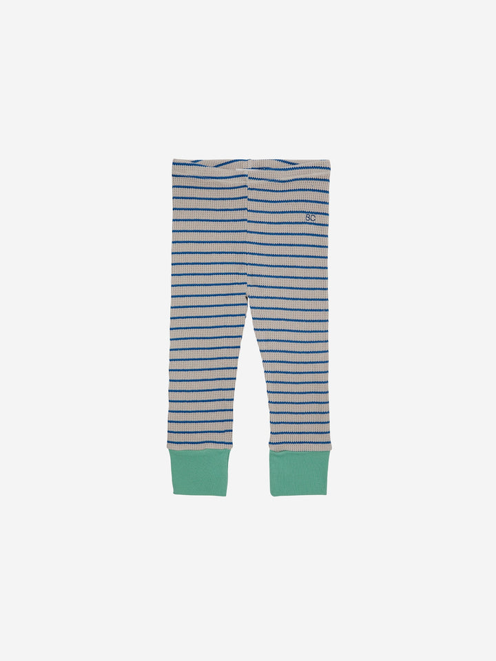 Baby Stripe Waffle Leggings