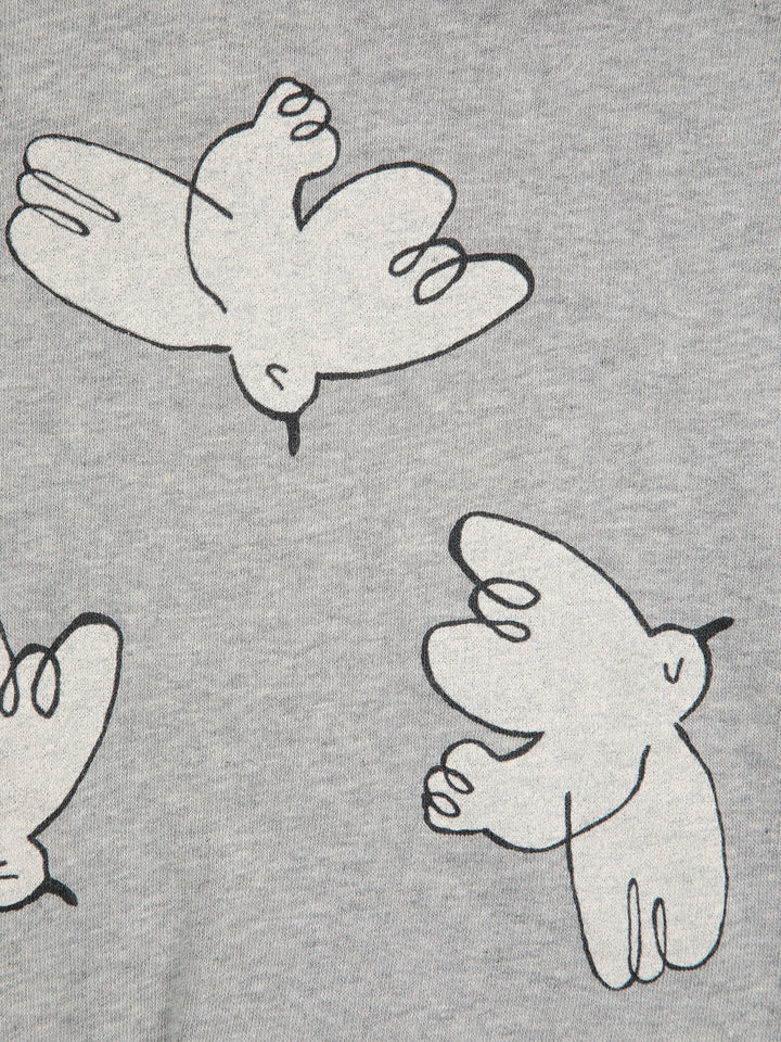 Freedom Bird all over zipped hoodie