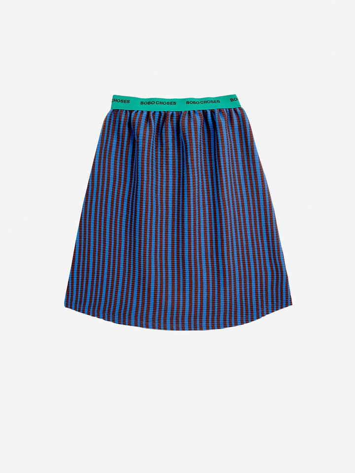 Boboshoes Striped Rib Skirt