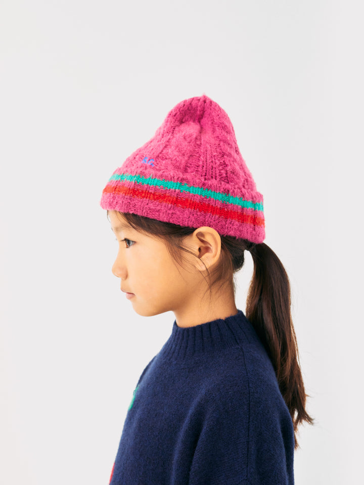 Bobo Cherry all over turtle neck jumper